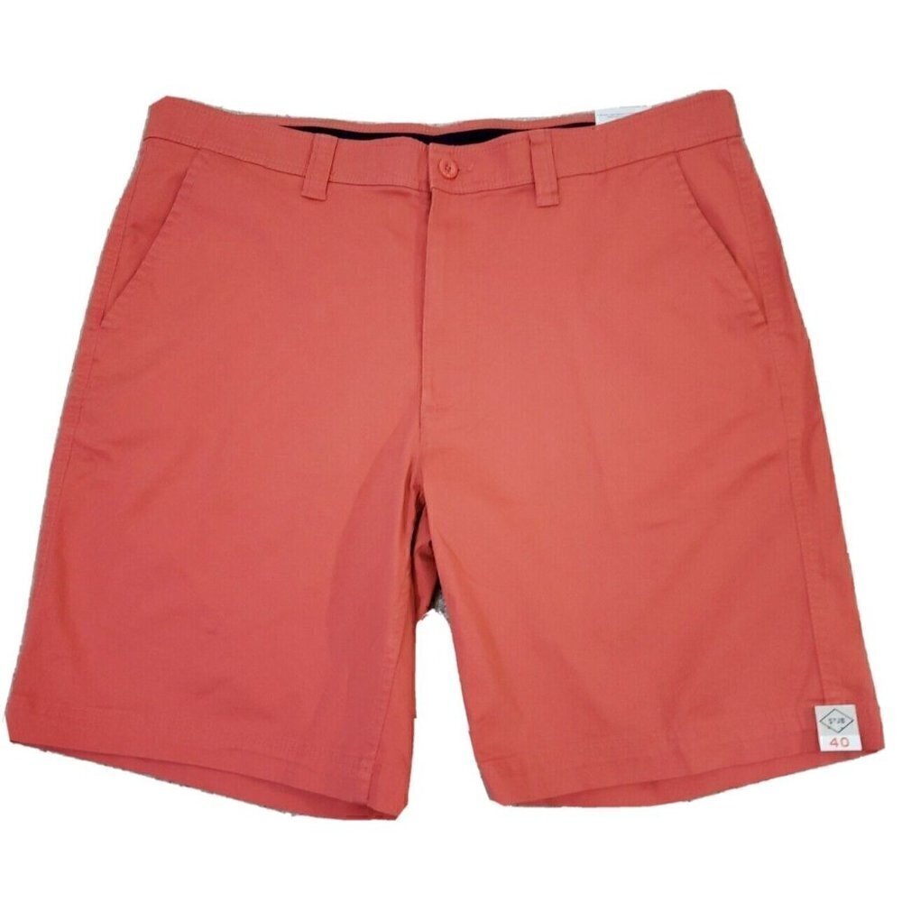 St John's Bay ~Men's Size 40~ Spiced Coral Comfort Waistband Shorts NWT $40.00